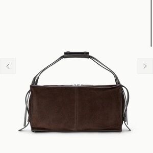 Staud Harold Bag Espresso Suede